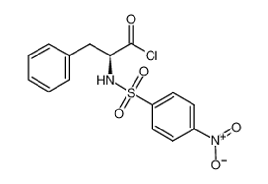 Picture of (2S)-2-[(4-nitrophenyl)sulfonylamino]-3-phenylpropanoyl chloride