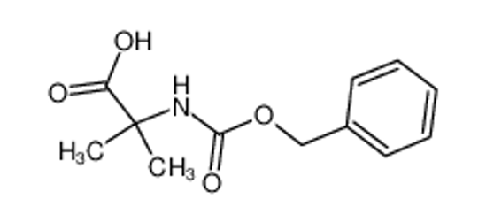 Picture of 2-methyl-2-(phenylmethoxycarbonylamino)propanoic acid