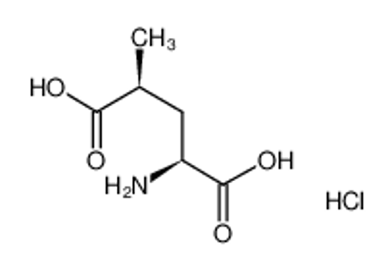 Picture of (2S,4S)-2-azaniumyl-4-methylpentanedioate