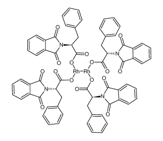 Picture of Dirhodium Tetrakis[N-phthaloyl-(S)-phenylalaninate] Ethyl Acetate Adduct