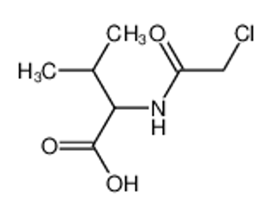 Picture of (2S)-2-[(2-chloroacetyl)amino]-3-methylbutanoic acid