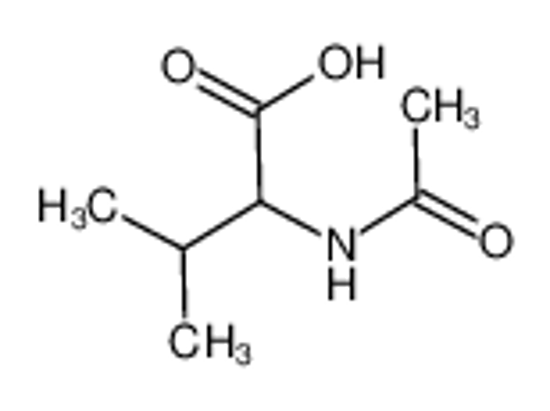 Изображение (2R)-2-acetamido-3-methylbutanoic acid