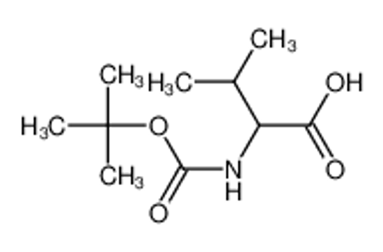 Picture of (2R)-3-methyl-2-[(2-methylpropan-2-yl)oxycarbonylamino]butanoic acid