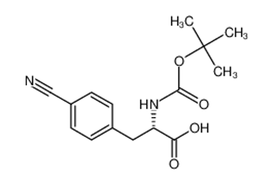 Picture of (S)-2-((tert-Butoxycarbonyl)amino)-3-(4-cyanophenyl)propanoic acid