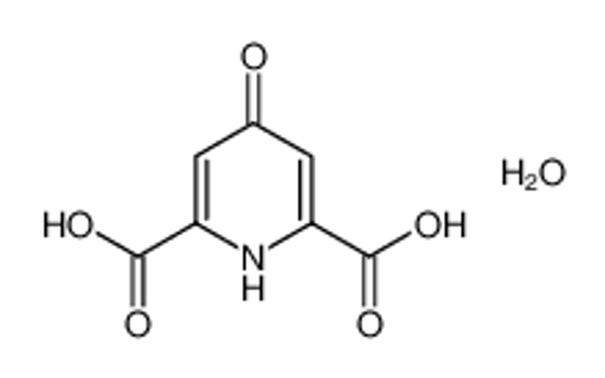 Picture of 4-oxo-1H-pyridine-2,6-dicarboxylic acid,hydrate