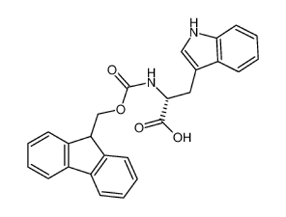 Picture of (2R)-2-(9H-fluoren-9-ylmethoxycarbonylamino)-3-(1H-indol-3-yl)propanoic acid