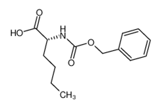 Picture of (2R)-2-(phenylmethoxycarbonylamino)hexanoic acid