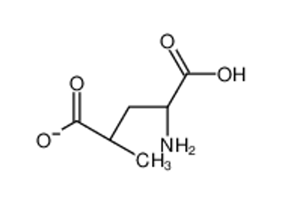 Picture of (2R,4R)-2-azaniumyl-4-methylpentanedioate