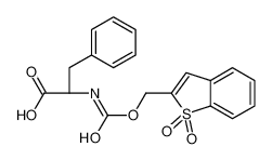 Picture of (2S)-2-[(1,1-dioxo-1-benzothiophen-2-yl)methoxycarbonylamino]-3-phenylpropanoic acid