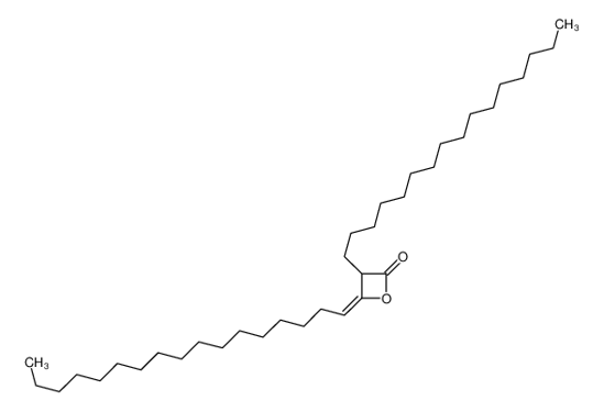 Picture of (4E)-4-heptadecylidene-3-hexadecyloxetan-2-one