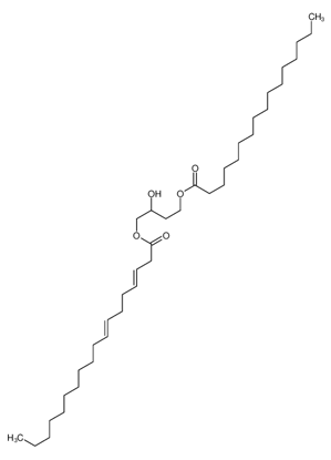 Imagem de (4-hexadecanoyloxy-2-hydroxybutyl) (3E,7E)-octadeca-3,7-dienoate