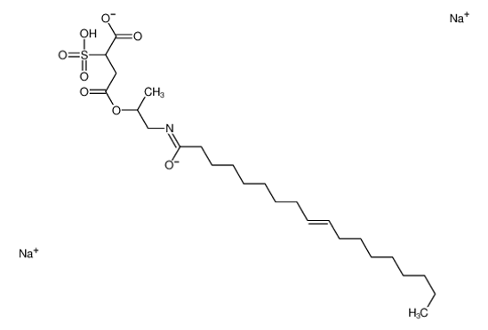 Picture of disodium,4-[1-[[(E)-octadec-9-enoyl]amino]propan-2-yloxy]-4-oxo-2-sulfonatobutanoate