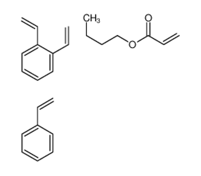 Imagem de 1,2-bis(ethenyl)benzene,butyl prop-2-enoate,styrene