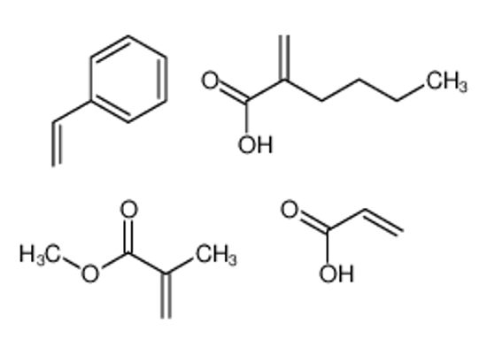Picture of 2-methylidenehexanoic acid,methyl 2-methylprop-2-enoate,prop-2-enoic acid,styrene
