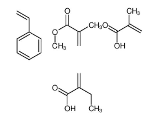 Picture of 2-methylidenebutanoic acid,methyl 2-methylprop-2-enoate,2-methylprop-2-enoic acid,styrene