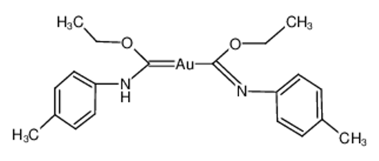 Picture of {(p-MeC6H4NH)(EtO)C}{(p-MeC6H4N=)(EtO)C}Au