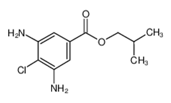 Picture of 2-methylpropyl 3,5-diamino-4-chlorobenzoate