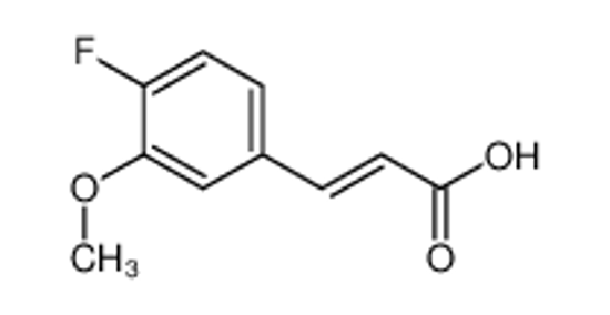 Picture of 3-(4-Fluoro-3-methoxyphenyl)acrylic acid