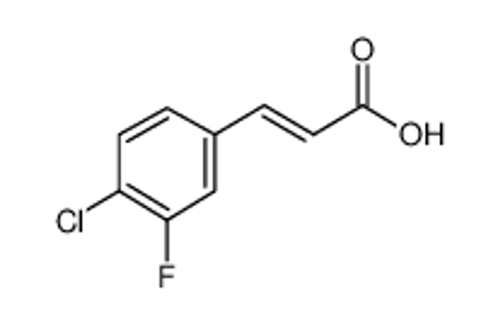 Picture of (E)-3-(4-chloro-3-fluorophenyl)prop-2-enoic acid