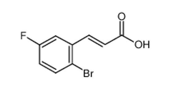 Picture of 2-BROMO-5-FLUOROCINNAMIC ACID