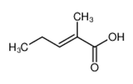 Изображение 2-Methyl-2-pentenoic acid