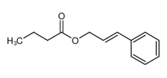 Picture of butanoic acid 3-phenyl-2-propenyl ester