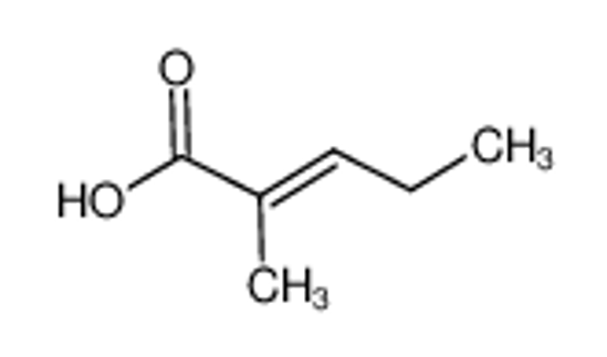 Picture of trans-2-Methyl-2-pentenoic acid