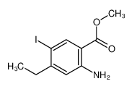 Picture of methyl 2-amino-4-ethyl-5-iodobenzoate