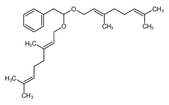 Picture of ACETALDEHYDE, PHENYL:BIS (3,7-DIMETHYL-2,6-OCTADIENYL) ACETAL