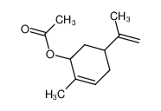 Picture of (2-methyl-5-prop-1-en-2-ylcyclohex-2-en-1-yl) acetate
