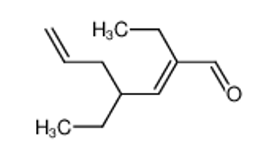 Picture of 2,4-Diethyl-2,6-heptadienal, mixture of isomers
