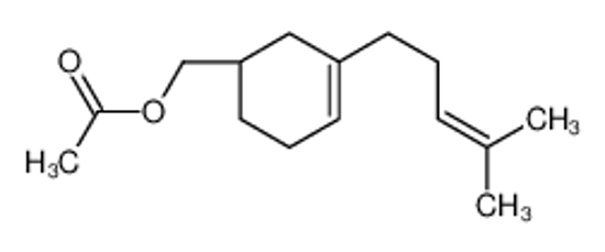 Picture of [(1S)-3-(4-methylpent-3-enyl)cyclohex-3-en-1-yl]methyl acetate