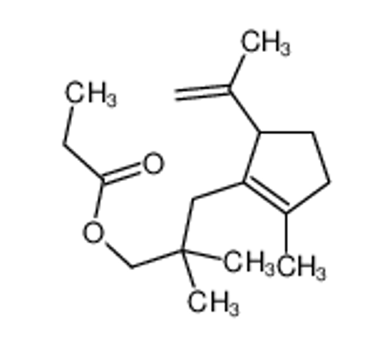 Picture of [2,2-dimethyl-3-(2-methyl-5-prop-1-en-2-ylcyclopenten-1-yl)propyl] propanoate