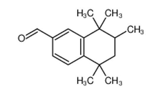 Picture of 5,5,7,8,8-pentamethyl-6,7-dihydronaphthalene-2-carbaldehyde