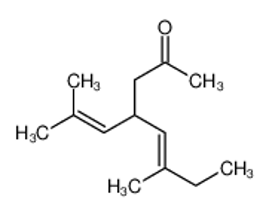 Picture of (E)-6-methyl-4-(2-methylprop-1-enyl)oct-5-en-2-one