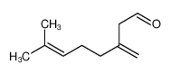 Imagem de 7-methyl-3-methylideneoct-6-enal