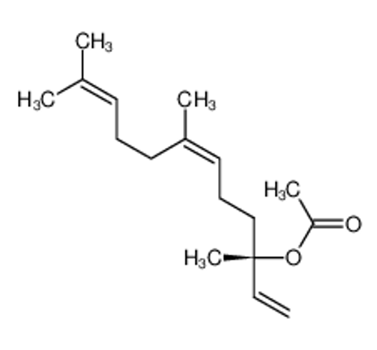 Изображение [(3S,6Z)-3,7,11-trimethyldodeca-1,6,10-trien-3-yl] acetate