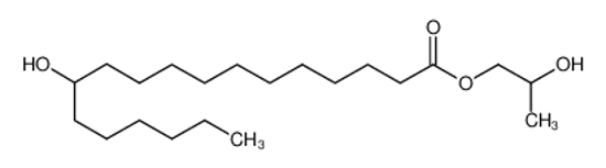Изображение 12-HYDROXYOCTADECANOIC ACID MONOESTER WITH 1,2-PROPANEDIOL