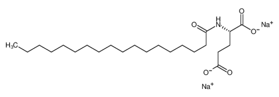 Imagem de disodium N-(1-oxooctadecyl)-L-glutamate