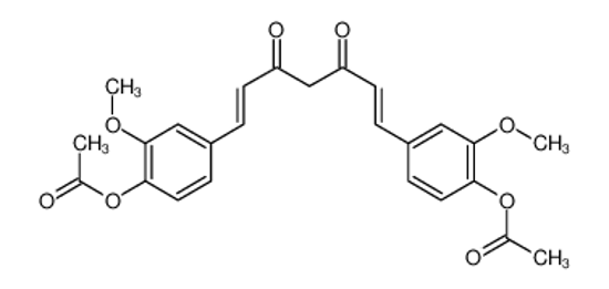 Picture of [4-[(1E,6E)-7-(4-acetyloxy-3-methoxyphenyl)-3,5-dioxohepta-1,6-dienyl]-2-methoxyphenyl] acetate