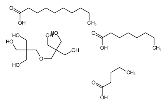Picture of decanoic acid,2-[[3-hydroxy-2,2-bis(hydroxymethyl)propoxy]methyl]-2-(hydroxymethyl)propane-1,3-diol,octanoic acid,pentanoic acid