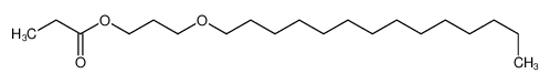 Picture of 3-tetradecoxypropyl propanoate