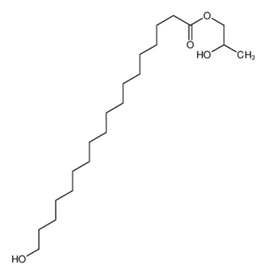 Picture of 2-hydroxypropyl 18-hydroxyoctadecanoate