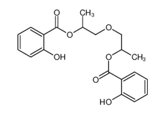Picture of 1-[2-(2-hydroxybenzoyl)oxypropoxy]propan-2-yl 2-hydroxybenzoate