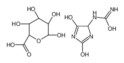 Imagem de (2,5-dioxoimidazolidin-4-yl)urea,(2S,3R,4S,5R)-3,4,5,6-tetrahydroxyoxane-2-carboxylic acid