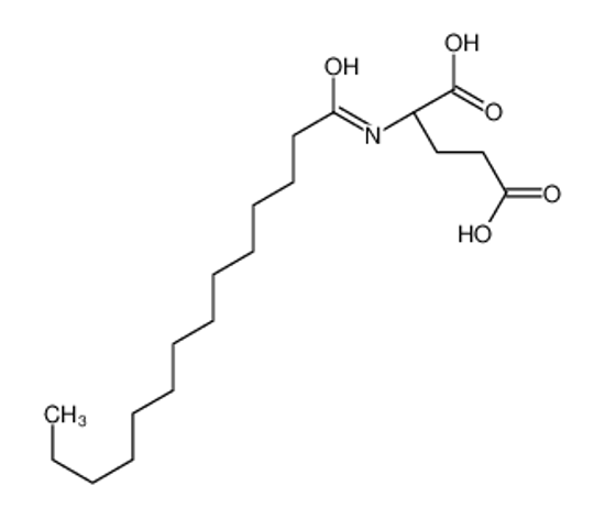 Picture of (2S)-2-(tetradecanoylamino)pentanedioic acid