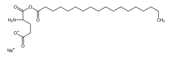 Picture of sodium,(4S)-4-amino-5-octadecanoyloxy-5-oxopentanoate