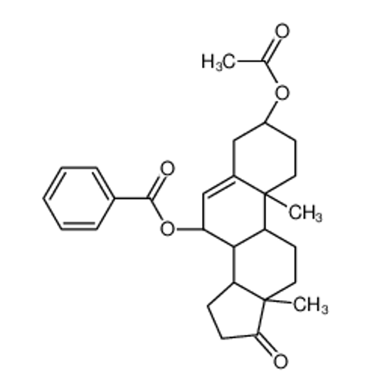 Picture of [(3S,7S,8R,9S,10R,13S,14S)-3-acetyloxy-10,13-dimethyl-17-oxo-1,2,3,4,7,8,9,11,12,14,15,16-dodecahydrocyclopenta[a]phenanthren-7-yl] benzoate