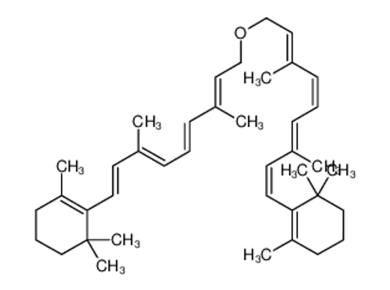 Picture of 2-[(1E,3E,5E,7E)-9-[(2E,4E,6E,8E)-3,7-dimethyl-9-(2,6,6-trimethylcyclohexen-1-yl)nona-2,4,6,8-tetraenoxy]-3,7-dimethylnona-1,3,5,7-tetraenyl]-1,3,3-trimethylcyclohexene