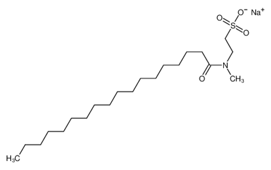 Picture of sodium,2-[methyl(octadecanoyl)amino]ethanesulfonate